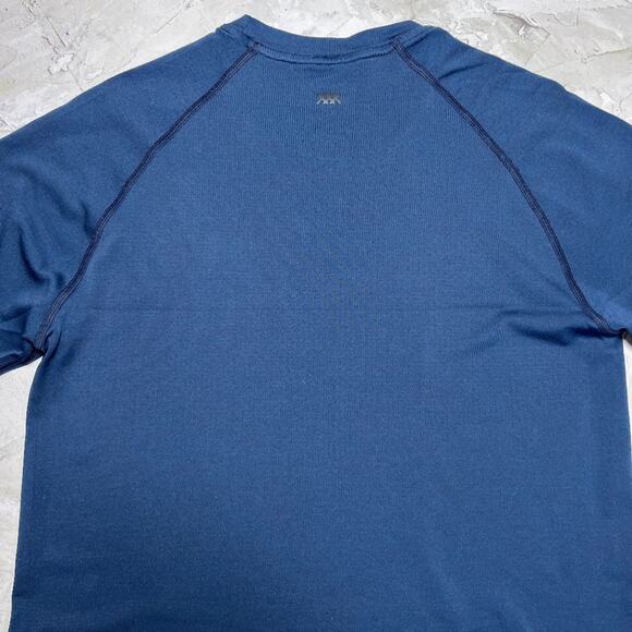 Rhone Short Sleeve T-Shirt SIZE S Navy Blue Soft Slim Fit Wicking Tech Top - Picture 4 of 6